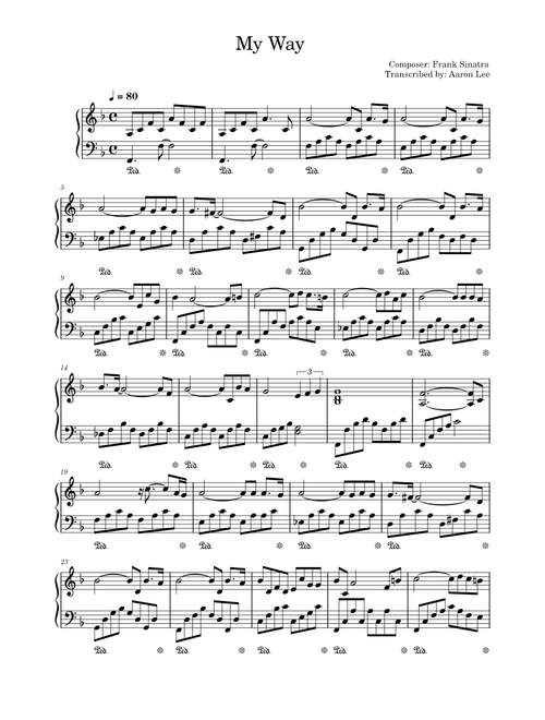 My Way – Frank Sinatra