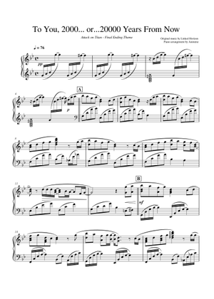 Nisennen Moshiku wa Nimannengo no Kimi e – Linked Horizon - Attack