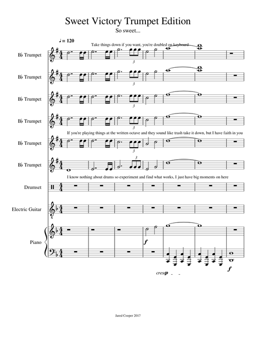 Sweet Victory Trumpet Edition
