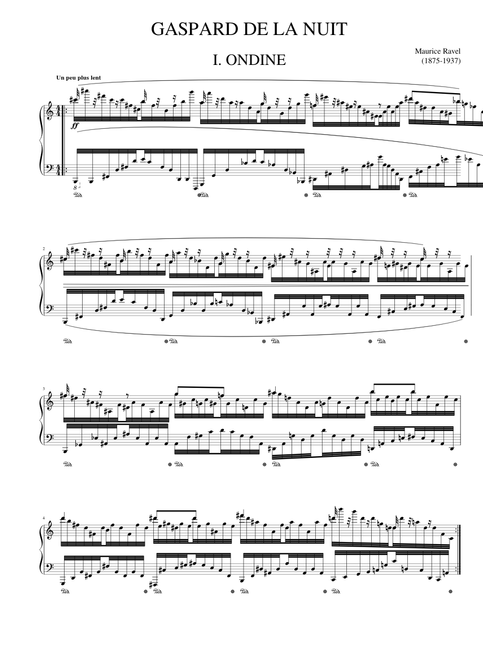 Ondine by Ravel but it's Giant steps