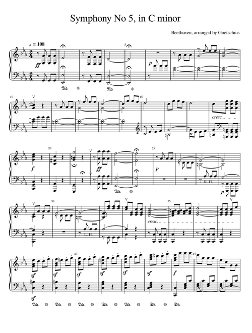 Beethoven - Symphony No. 5 in C minor
