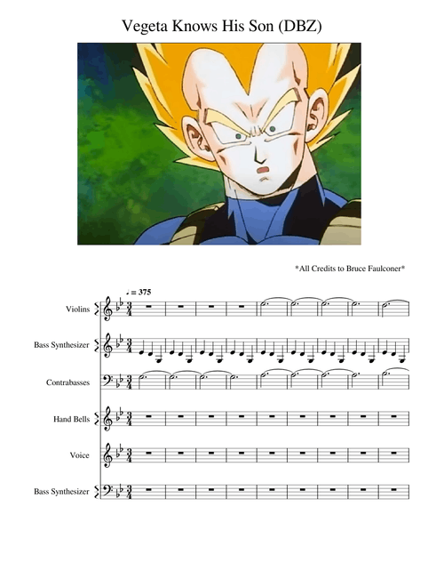 Vegeta Knows His Son (DBZ)