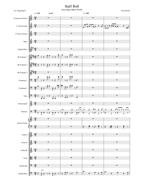 Super Mario World (SNES) - Staff Roll & Cast List