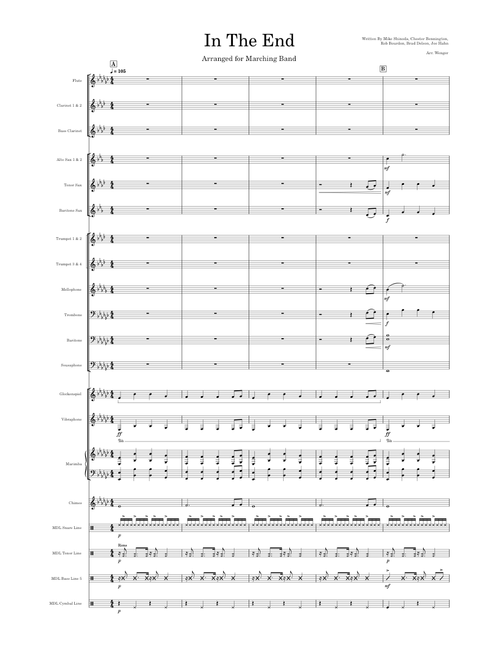 In the end – Linkin Park (Marching Band Arrangement)