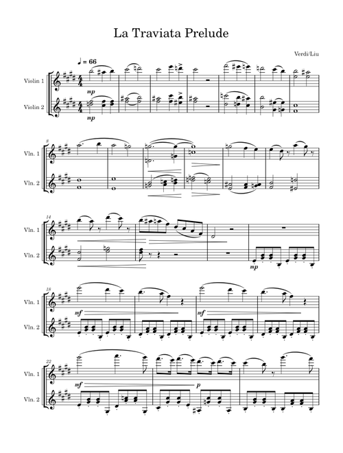 La Traviata Prelude