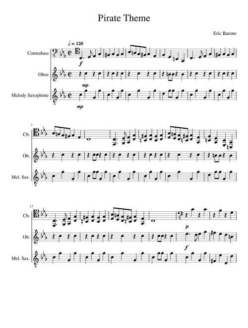 Pirate Theme – Eric Barone Pirate Theme