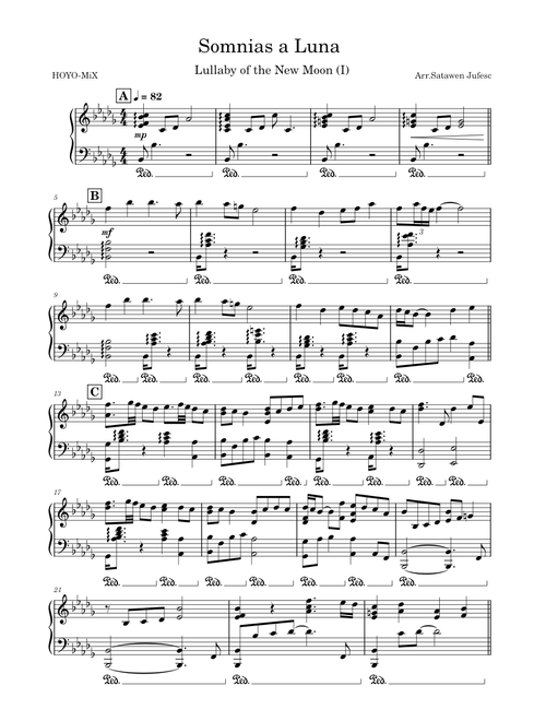 Lullaby of the New Moon (I): Somnias a Luna – HOYO-MiX