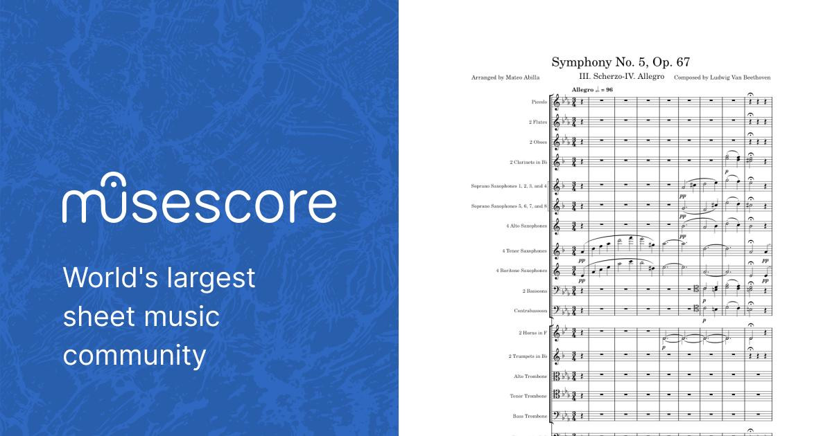 Symphony No. 5, Op. 67 (III. Scherzo-IV. Allegro)-Ludwig van
