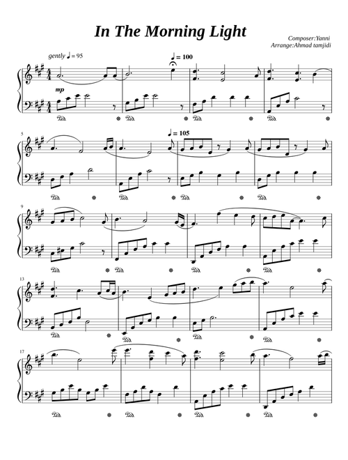 Yanni-in the morning light
