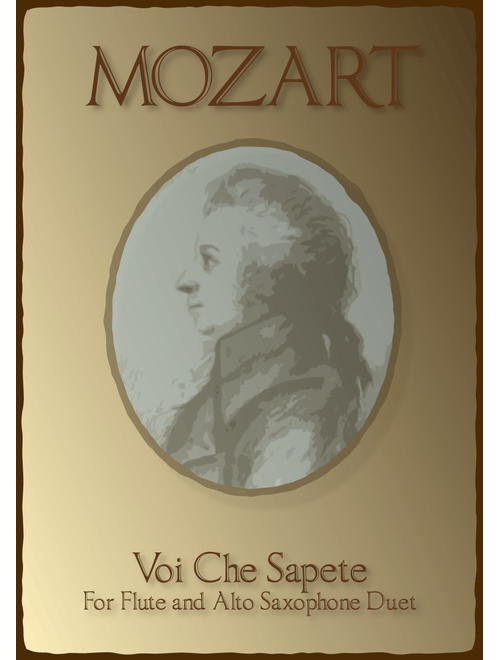 Voi Che Sapete, W A Mozart. Duet for Flute and Alto Saxophone. (Arr. David McKeown) (Instrumental Duet)