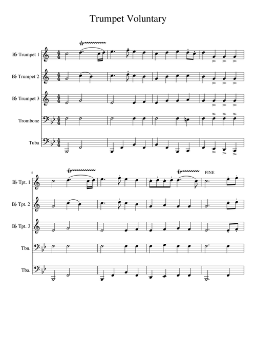 Trumpet voluntary – Jeremiah Clarke