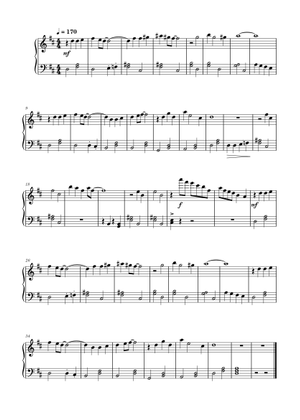 Roblox Marching Show: Adopt Me! Day Theme, Movement 3 Sheet Music for ...