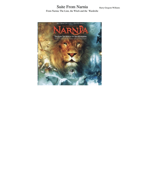 The Chronicles of Narnia Suite – Harry Gregson-Williams