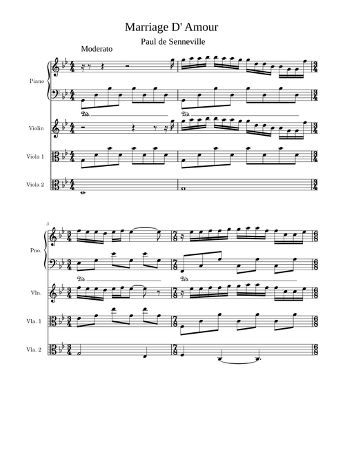 Marriage D'amour - Paul de Senneville