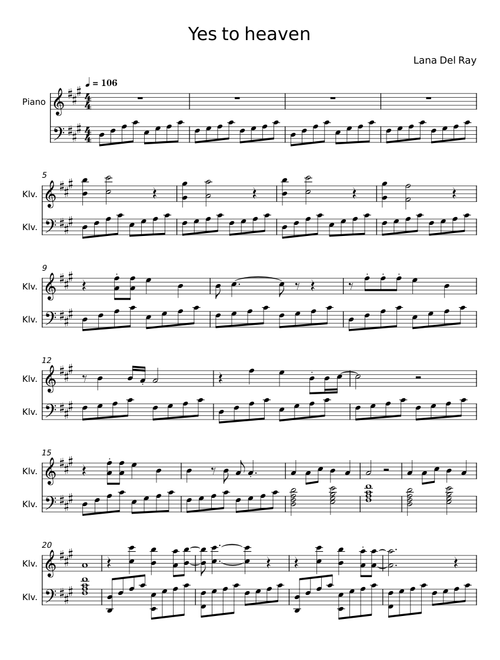 Say Yes To Heaven - Lana Del Rey
