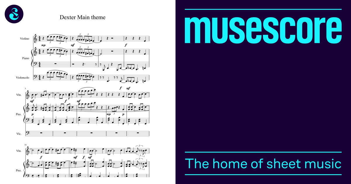 Dexter Main Theme Strings Sheet music for Piano, Contrabass 