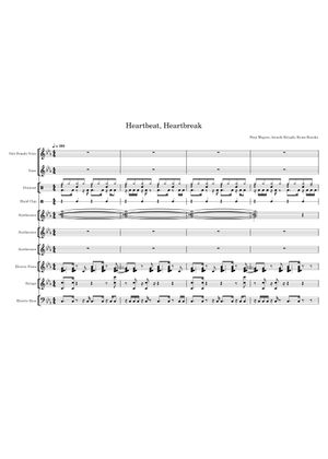 Heartbeat, Heartbreak Sheet Music for Piano, Vocals, Violin