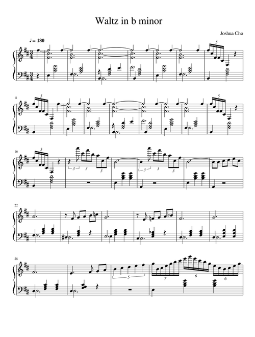 Waltz in b minor  2019