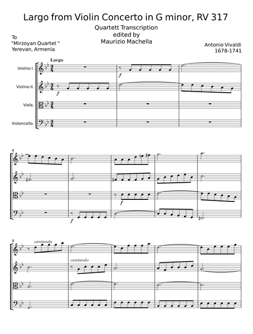 Largo - Antonio Vivaldi