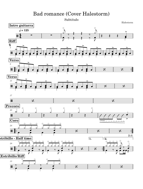 Bad romance – Halestorm Bad romance (Cover Halestorm)