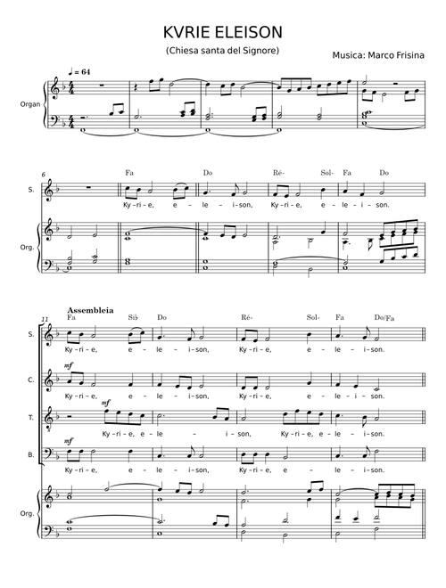 Kyrie Eleison (Salvatore del mondo) - Marco Frisina
