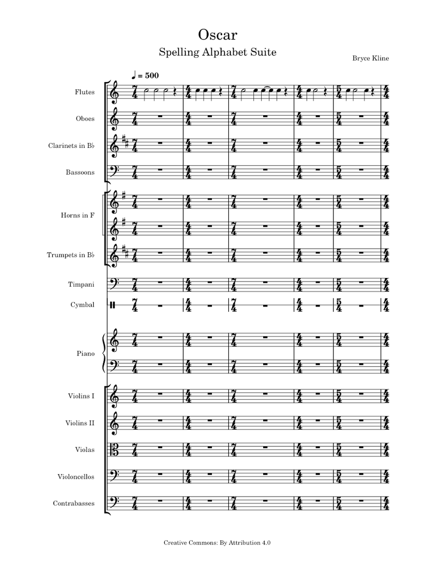 Oscar Sheet Music for Piano, Flute, Oboe, Clarinet in b-flat & more ...