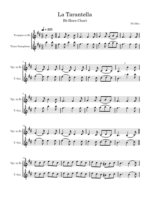 La Tarantella - Turmpet and Tenor