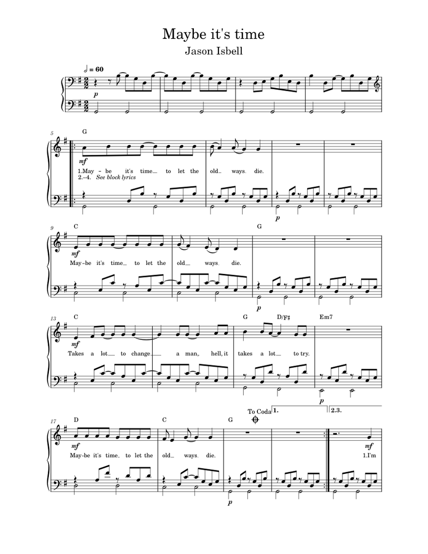 Maybe It s Time from A Star Is Born Lady Gaga Sheet Music For Piano maybe-it-s-time-from-a-star-is-born-lady-gaga-sheet-music-for-piano
