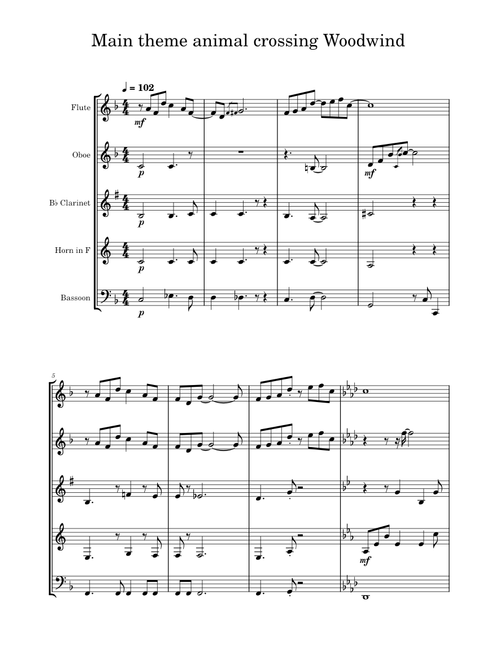 Main_theme_animal_crossing_Woodwind