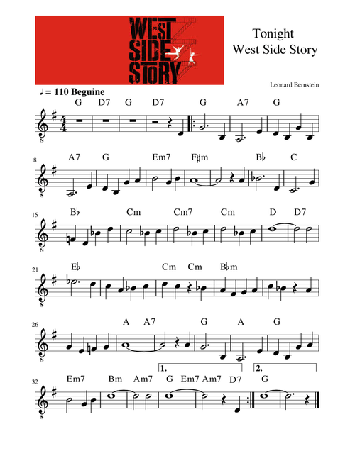 Tonight  West Side Story