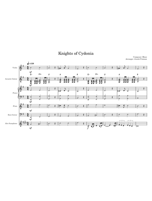Knights of Cydonia - Muse (first half)