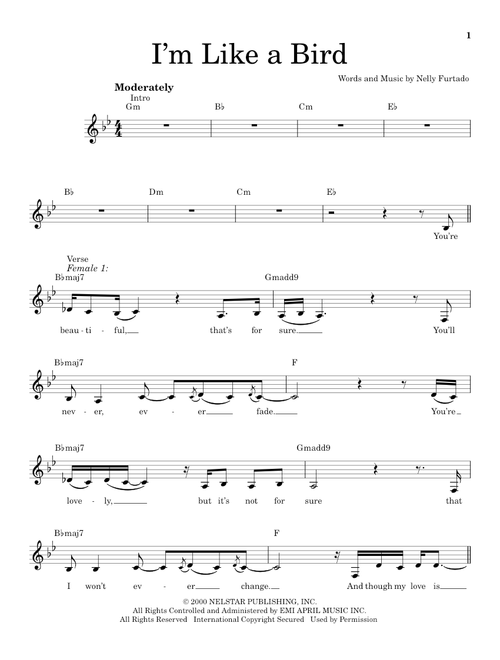I'm Like A Bird - Nelly Furtado (Pro Vocal)