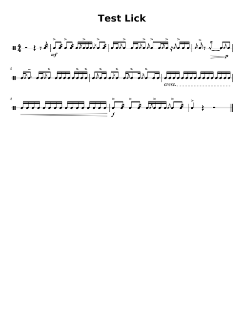 Test Lick