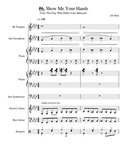 Show Me Your Hands - TGWDLM Transcription