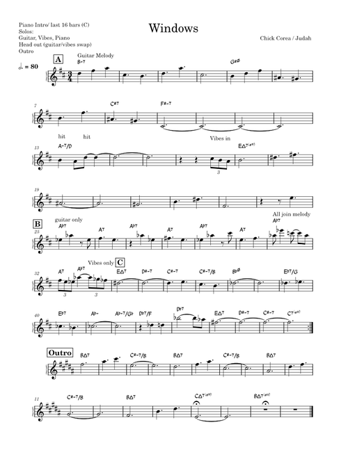 Windows – Chick Corea