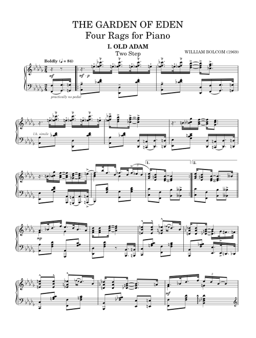 The Garden of Eden - William Bolcom