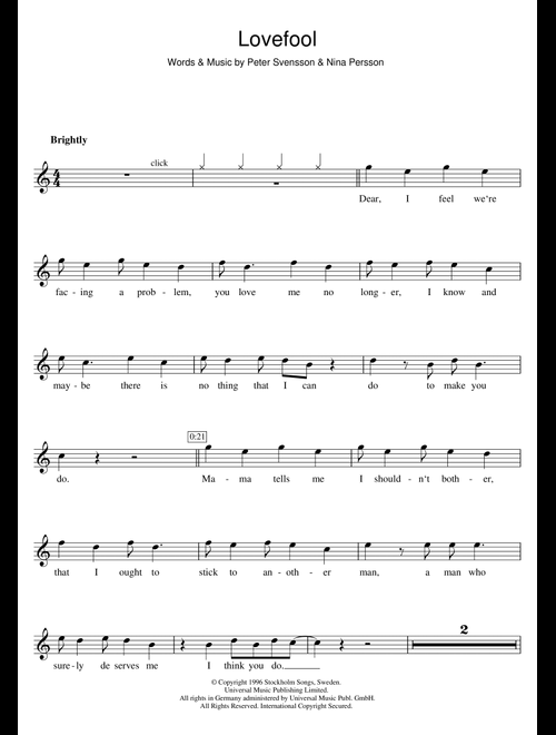 Lovefool - The Cardigans (Flute Solo)