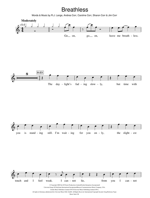 Breathless - The Corrs (Flute Solo)