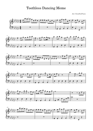 Toothless Dance – Cas Van De Pol Bardcore Toothless Sheet Music for ...