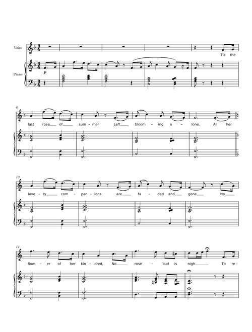 The Last Rose of Summer – Heinrich Wilhelm Ernst