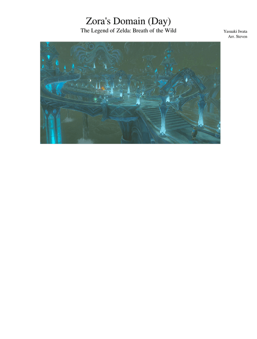 BOTW - Zora's Domain (Day)