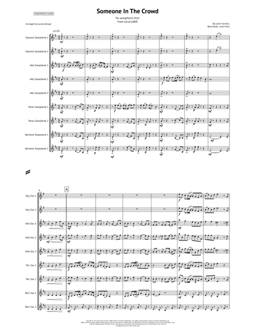 Someone In The Crowd (Arr. Louise Akroyd) - La La Land Cast (Woodwind Ensemble)