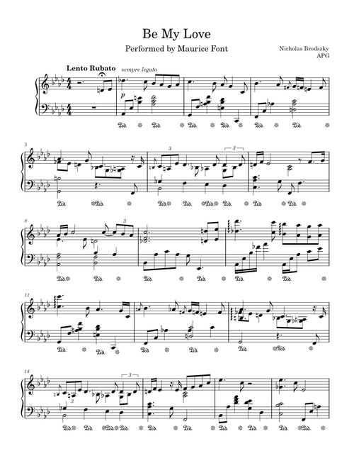 Be My Love – Nicholas Brodszky