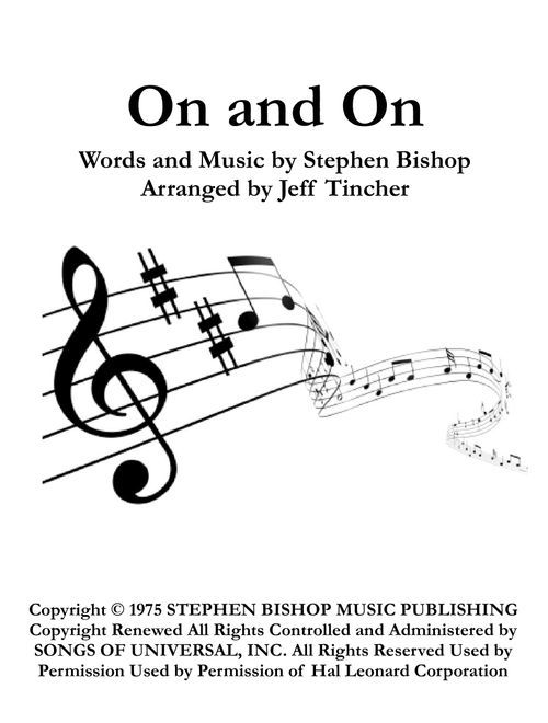 On And On (Arr. Jeff Tincher) - Stephen Bishop (Piano Vocal)