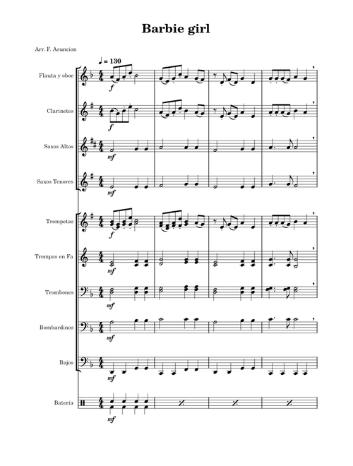 Barbie girl--Charanga
