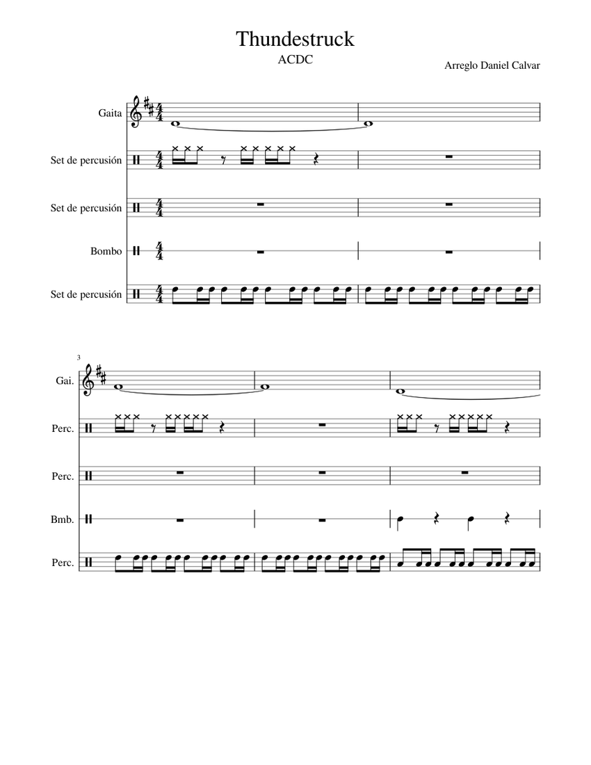 Thunderstruck bagpipes on sale