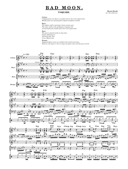 J-Fusion sheet music by onnikoivisto | Play, print, and download