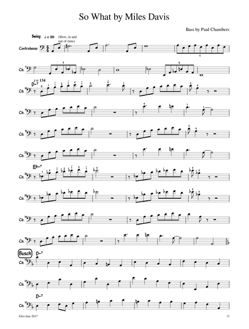 So What by Miles Davis