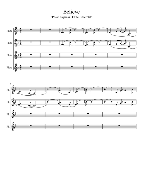 Believe Flute Ensemble *edited