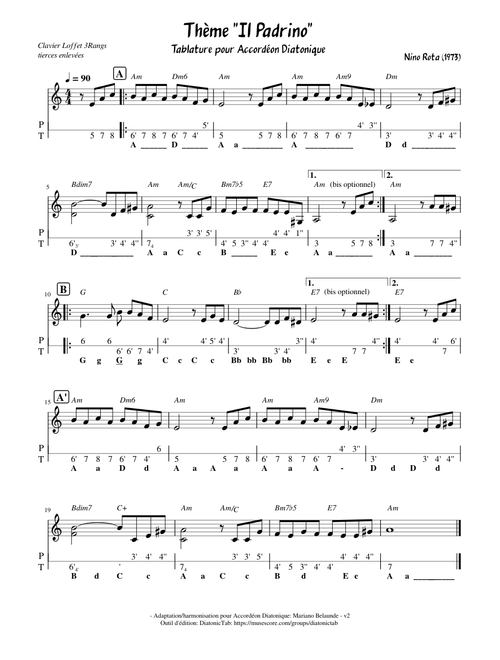 Le Parrain - Accordéon – Nino Rota